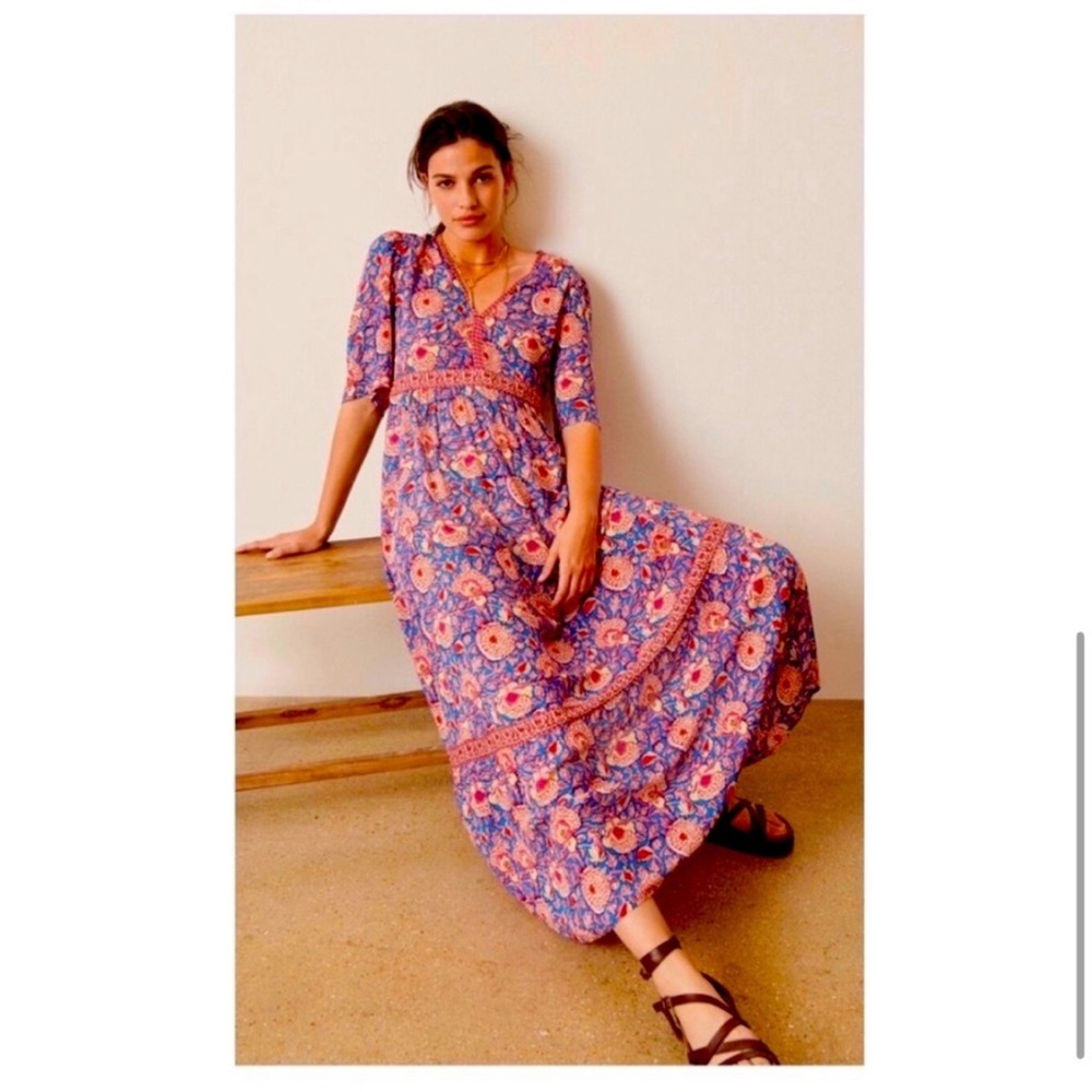 Ba&sh Vally Slit Back Maxi Dress - Picture 2 of 15